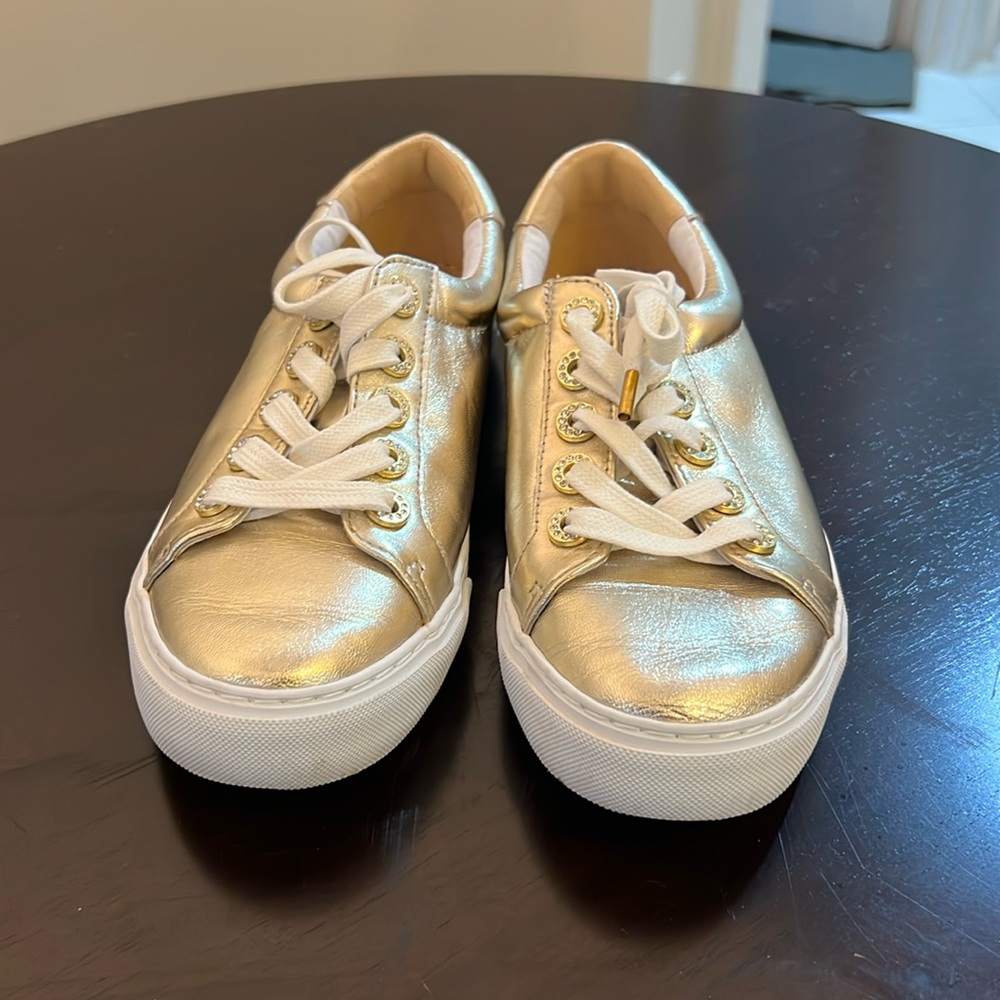 Lily Pulitzer Gold Sneakers Size 7